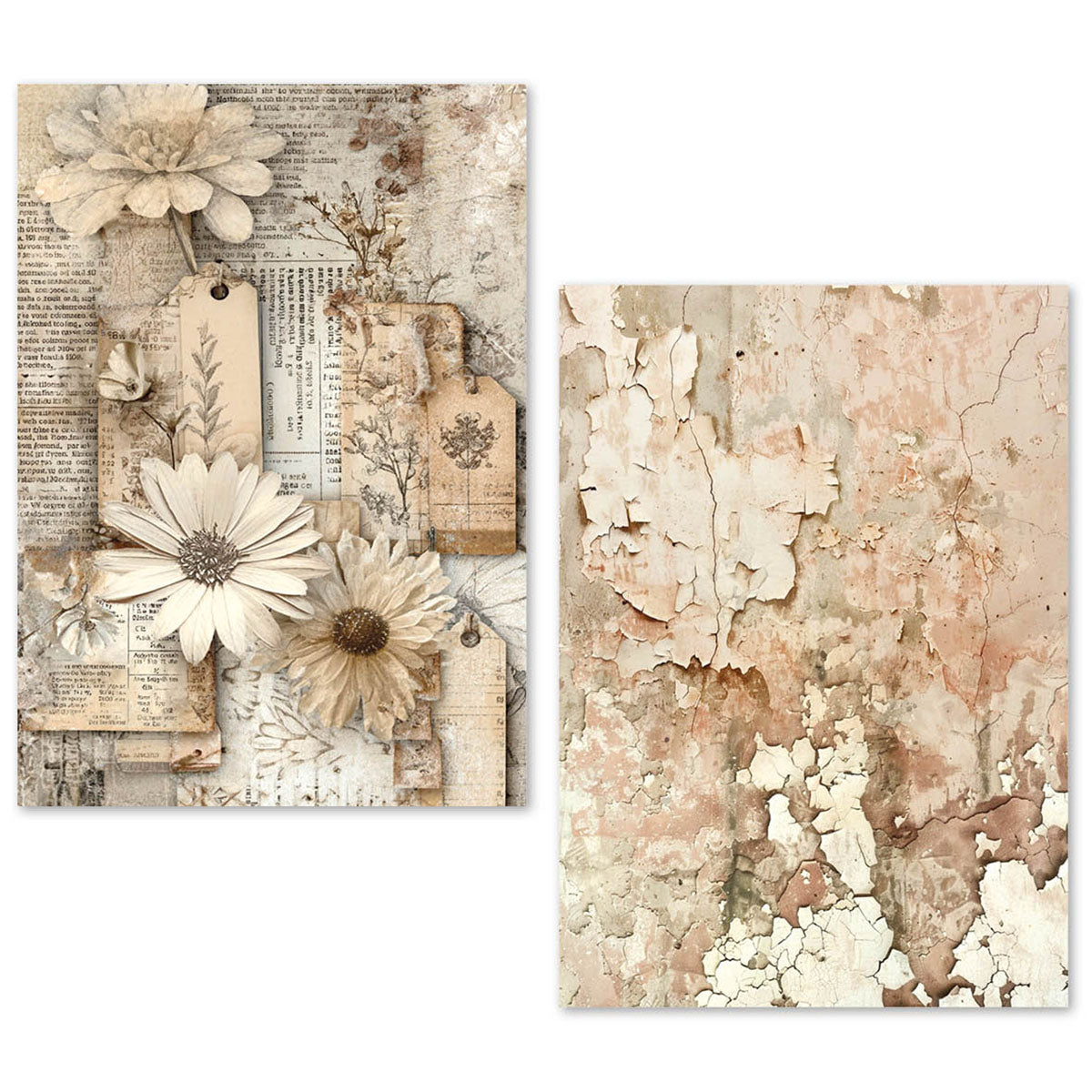 Ciao Bella - Wild Blossom  -  Rice/ Tissue Paper  - A5