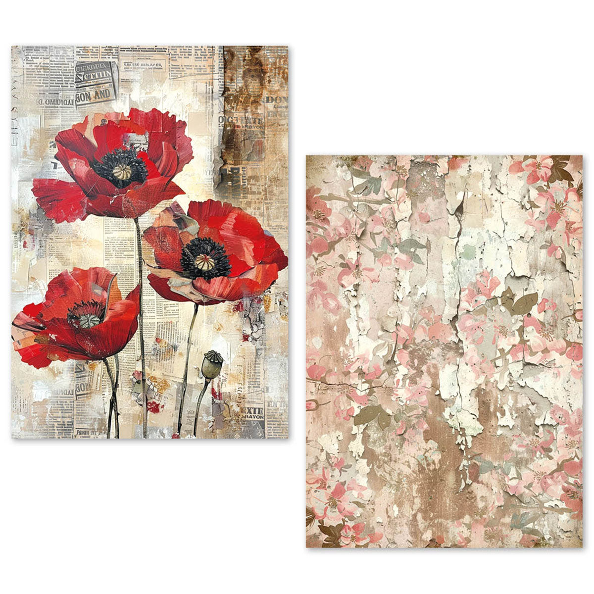 Ciao Bella - Wild Blossom  -  Rice/ Tissue Paper  - A5