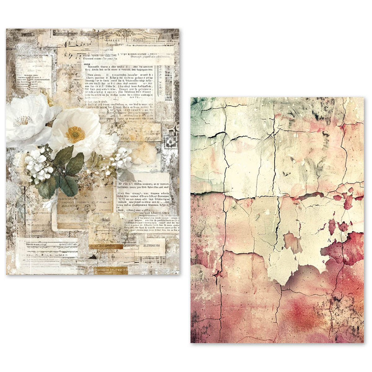 Ciao Bella - Wild Blossom  -  Rice/ Tissue Paper  - A5