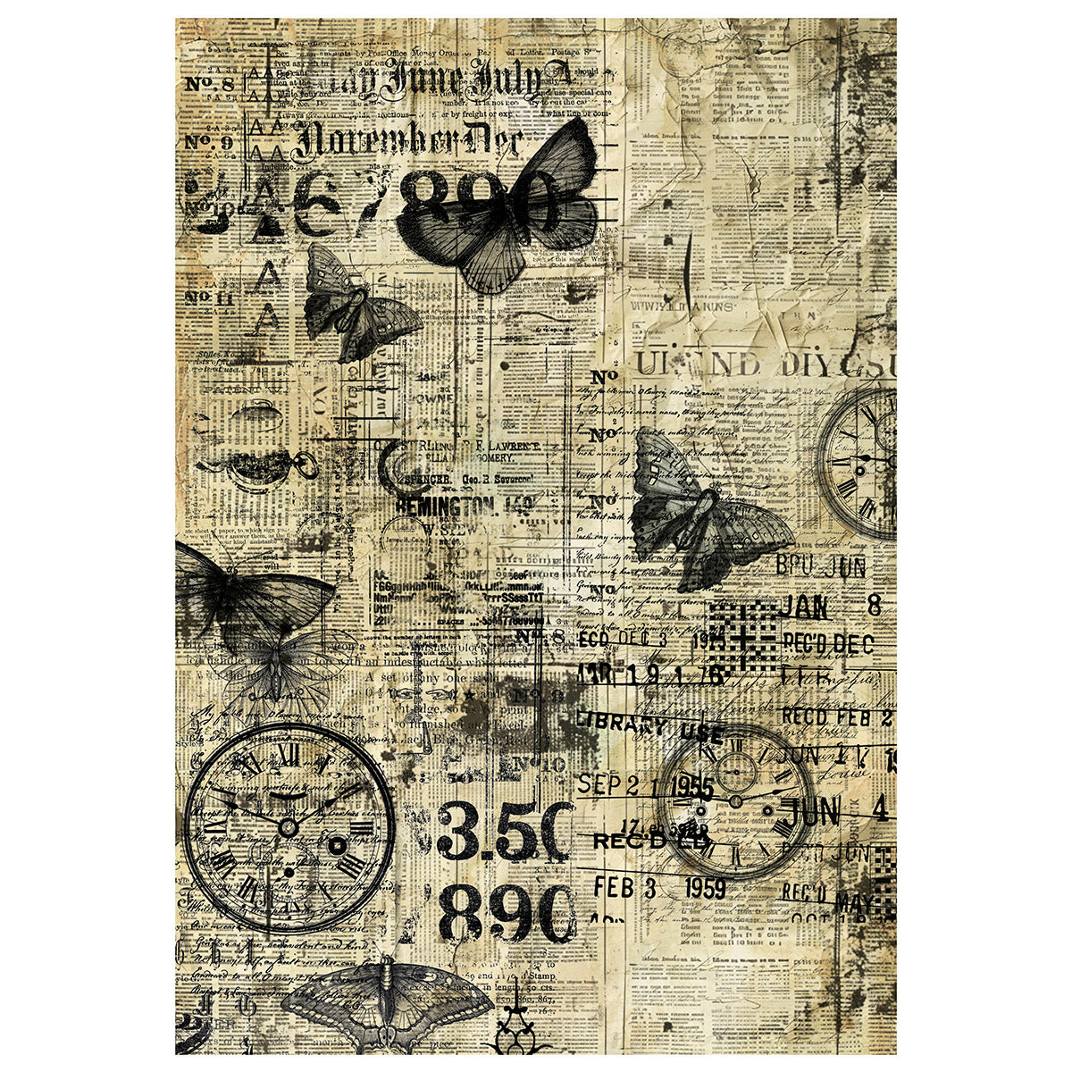 Ciao Bella - Time Capsule  - Mixed Rice Paper A4