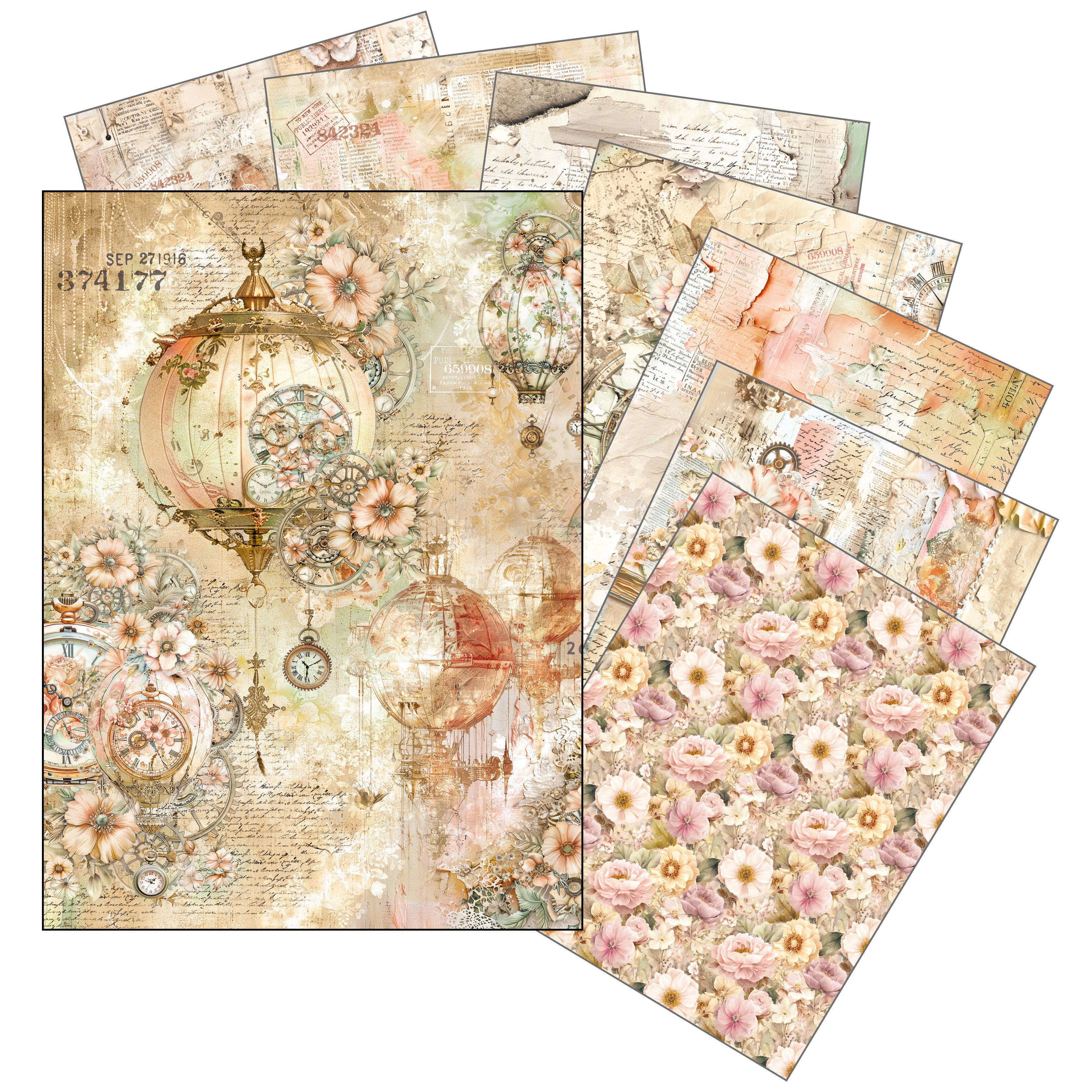 Ciao Bella - Lost inTime  -  Rice Paper Mixed - A5