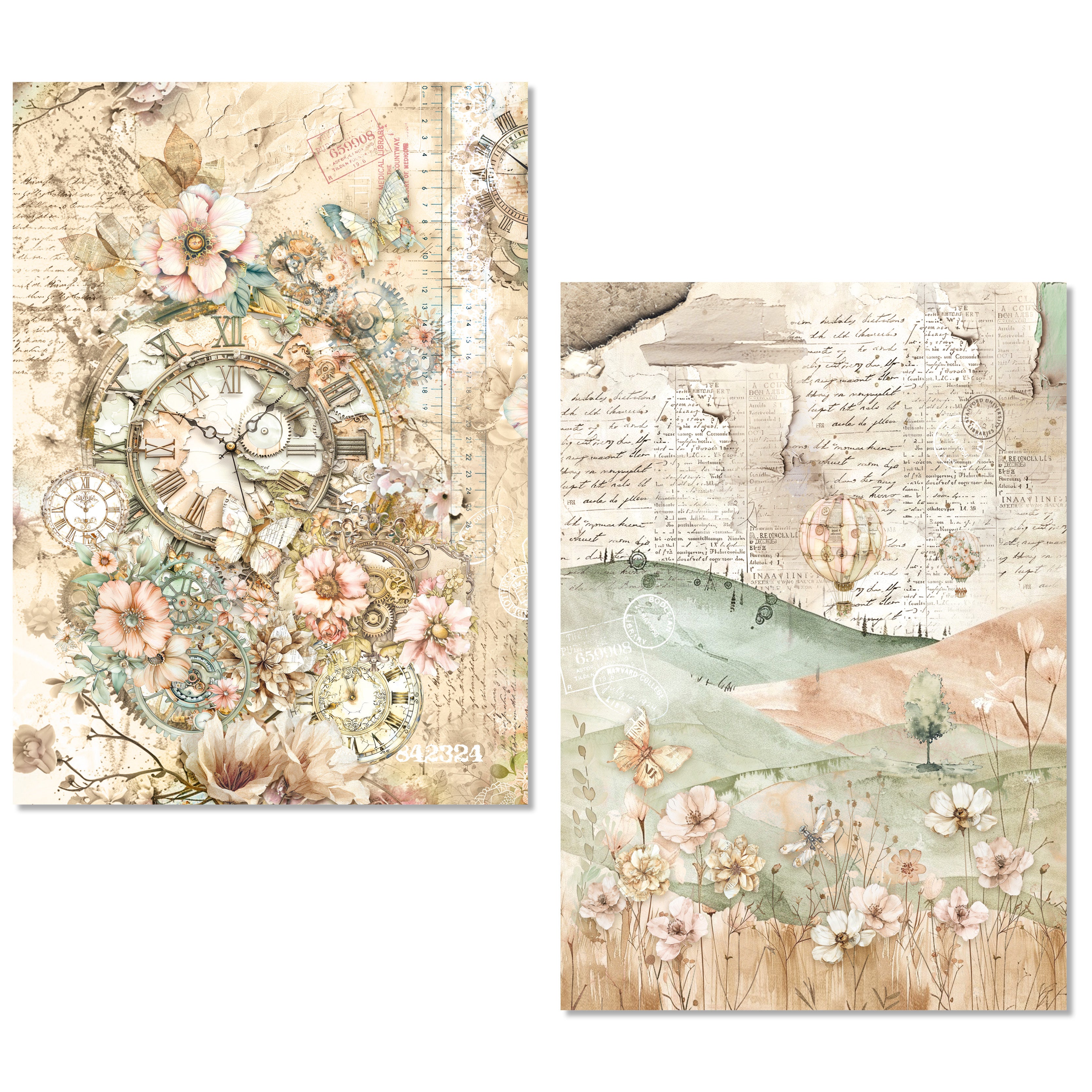 Ciao Bella - Lost inTime  -  Rice Paper Mixed - A5