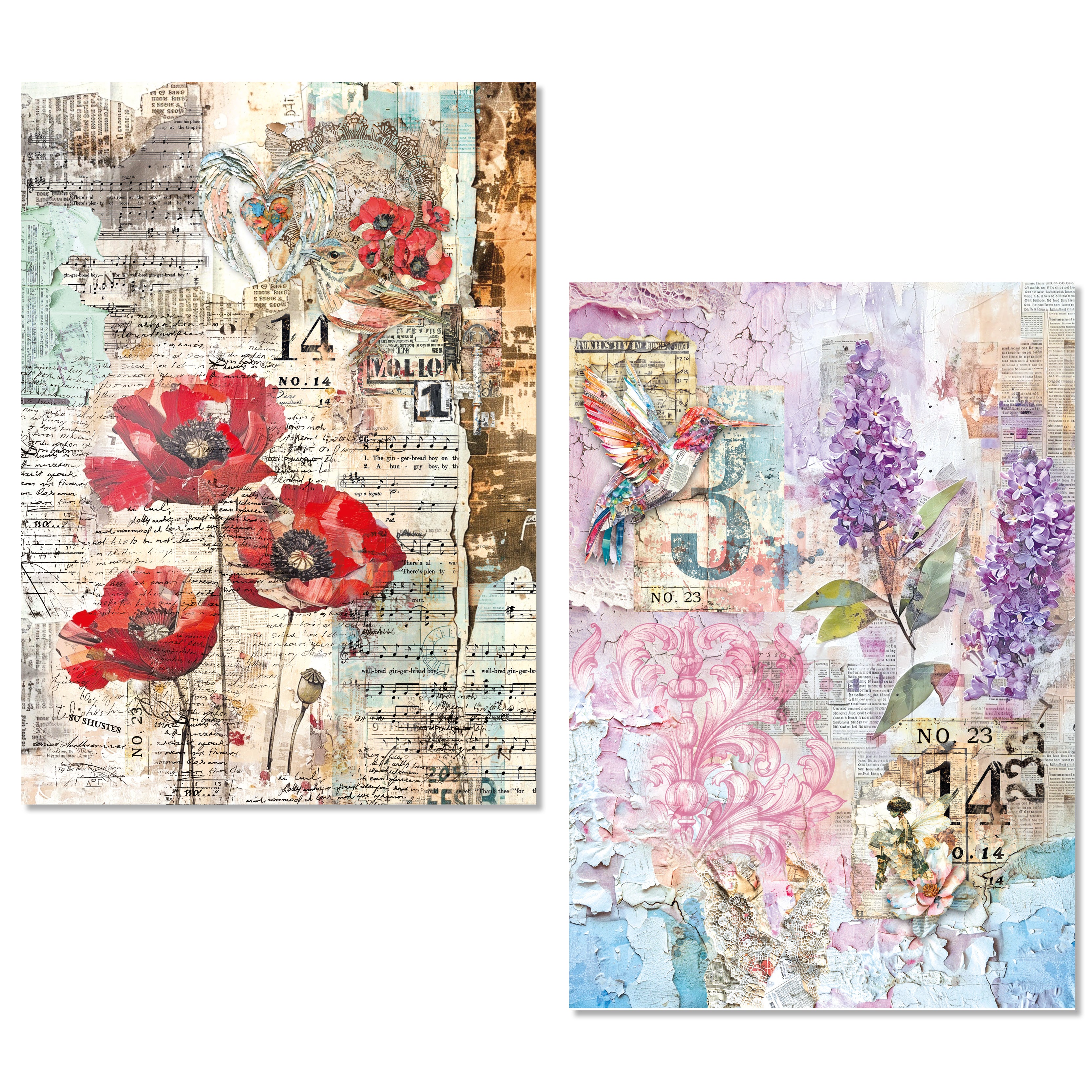 Ciao Bella - The sound of spring  -  Rice Paper Mixed - A5