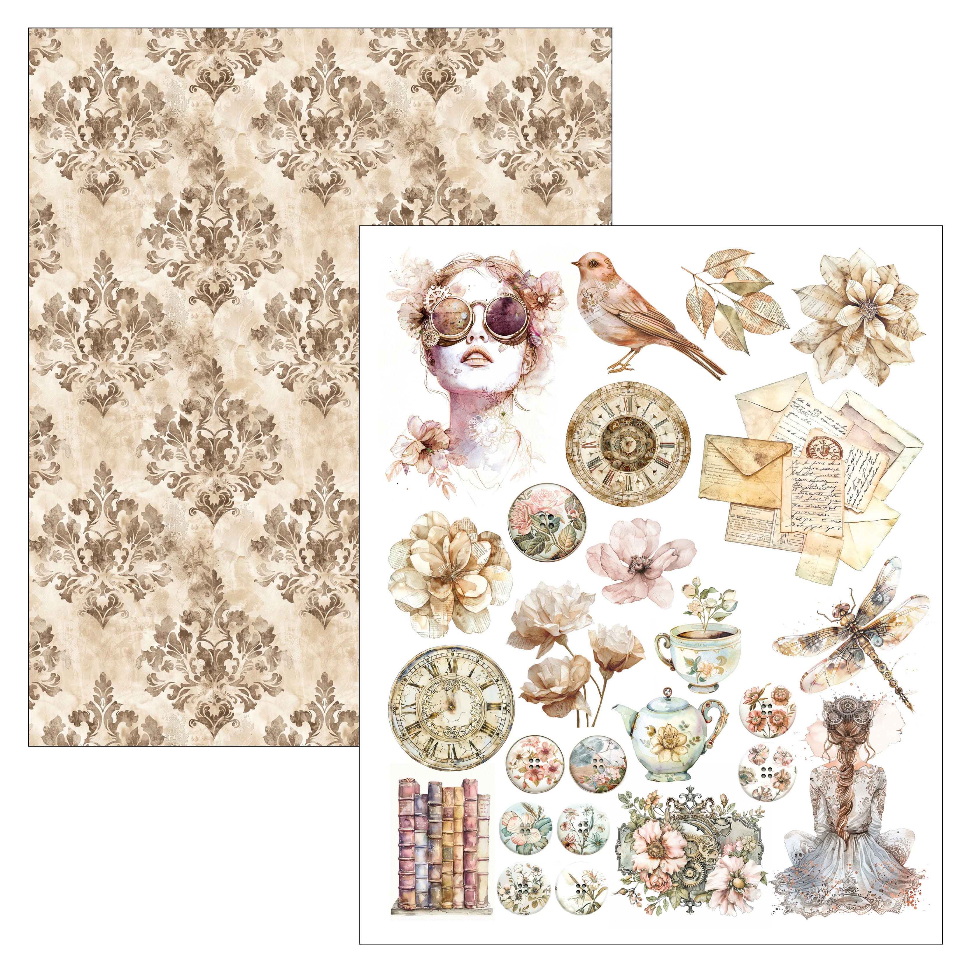 Ciao Bella - Mixed Media Book - Lost in Time - Maxi