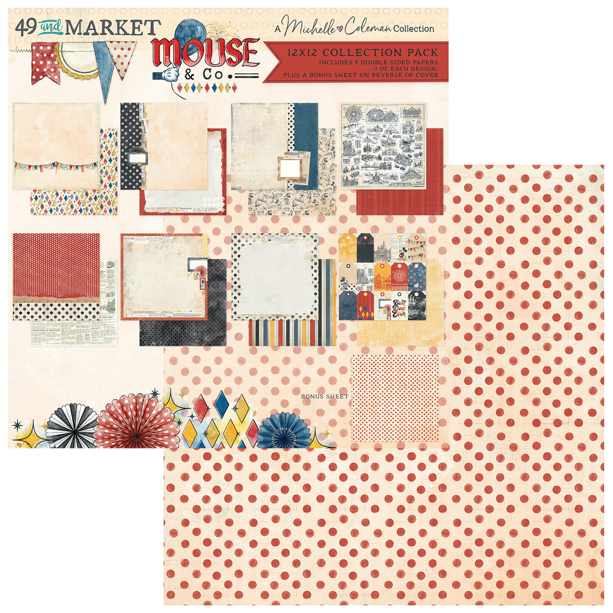 49 and Market - Mouse & Co. - Collection Pack 12 x 12"