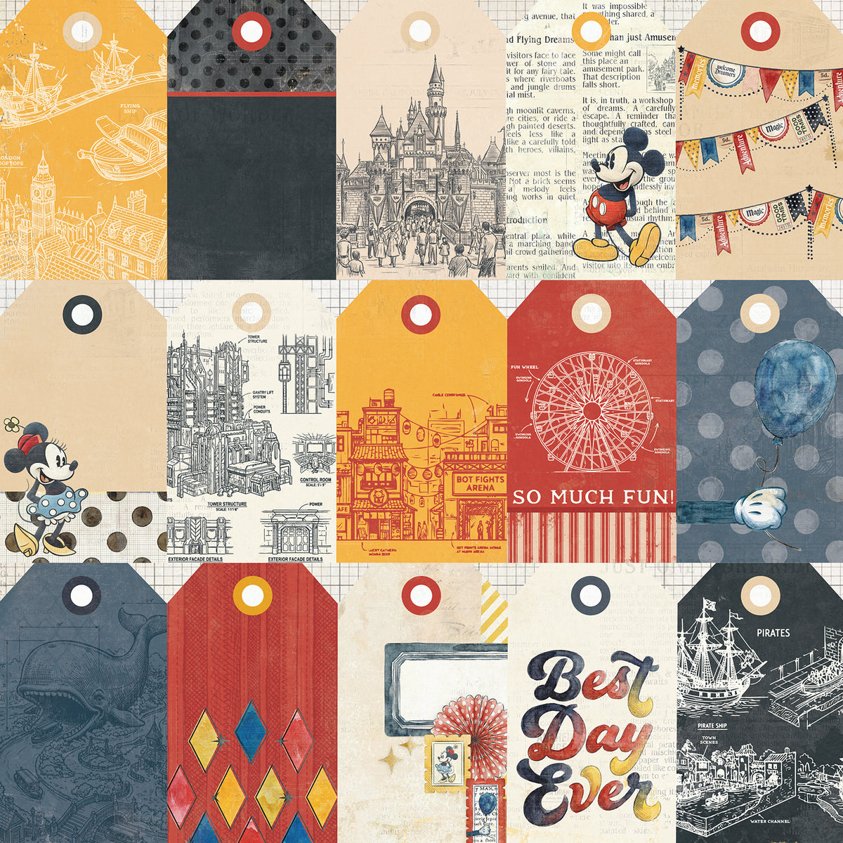 49 and Market - Mouse & Co. - Collection Pack 12 x 12"