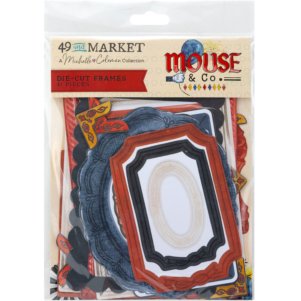 49 and Market - Mouse & Co. - Die Cut Elements - Frames