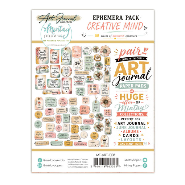 Mintay Papers - Art Journal Ephemera - Creative Mind