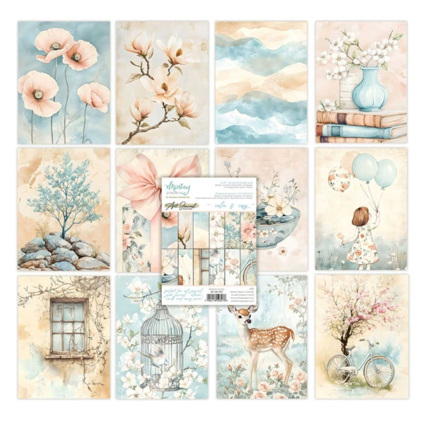 Mintay Papers - 6 x 8" Art Journal Paper Pad - Calm & Cozy