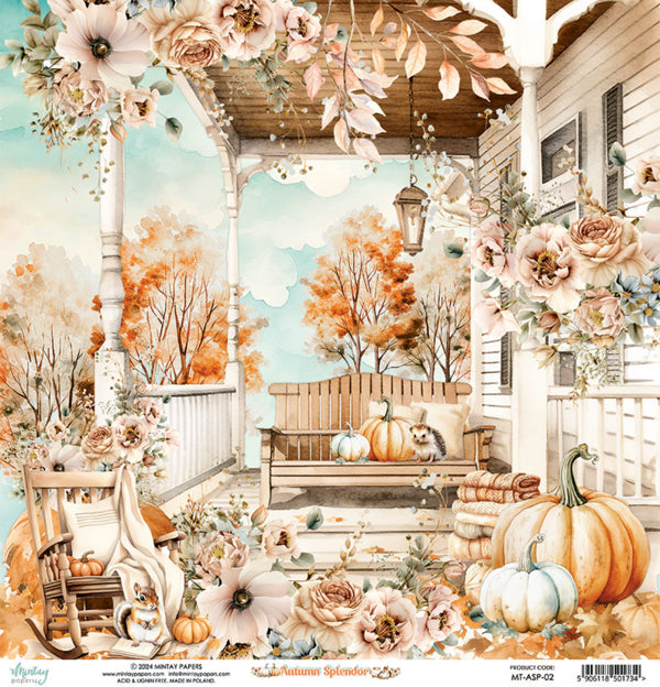 Mintay Papers - Autumn Splendor -  02 -  12 x 12"