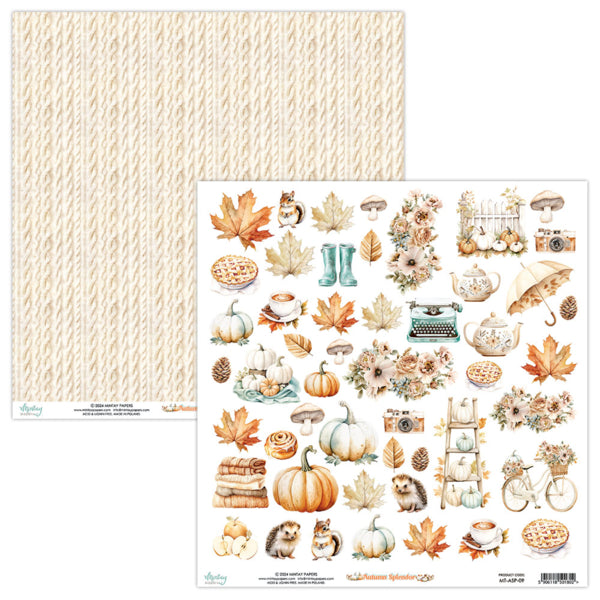 Mintay Papers - Autumn Splendor - Paper Pack  - 12 x 12"