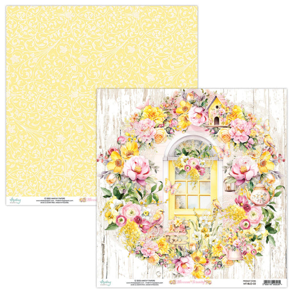 Mintay Papers - Blossom Serenity  - Paper Pad -  8 x 8"