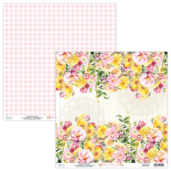 Mintay Papers - Blossom Serenity  - Paper Pad -  8 x 8"