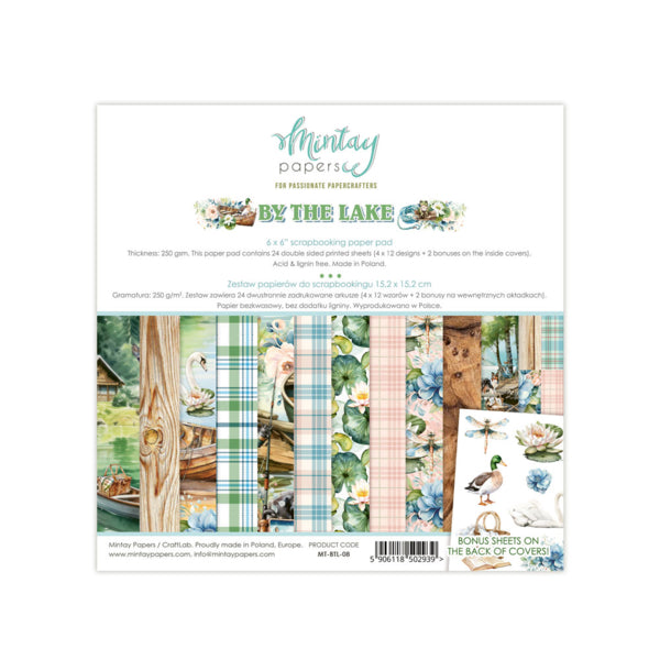 Mintay Papers - By the lake  - Paper Pad -  6 x 6"