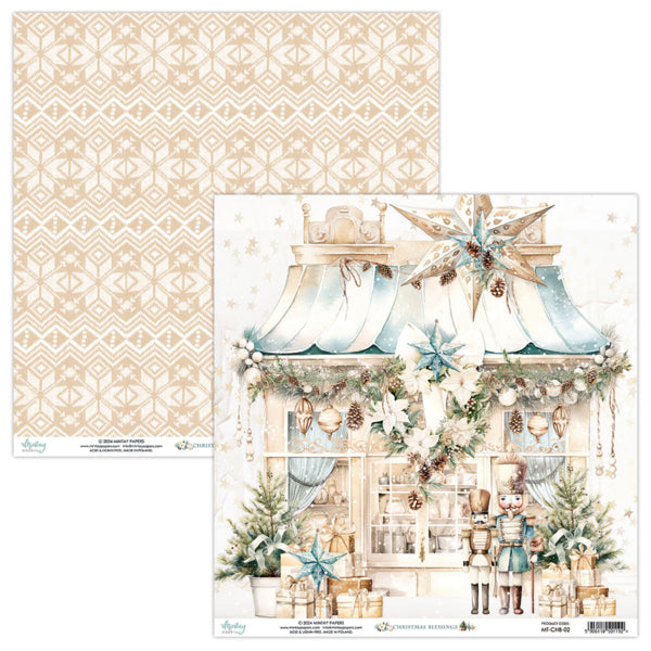 Mintay Papers -Christmas Blessings  - Paper Pad -  6 x 6"