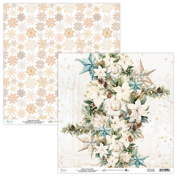 Mintay Papers -Christmas Blessings - Paper Pack  - 12 x 12"