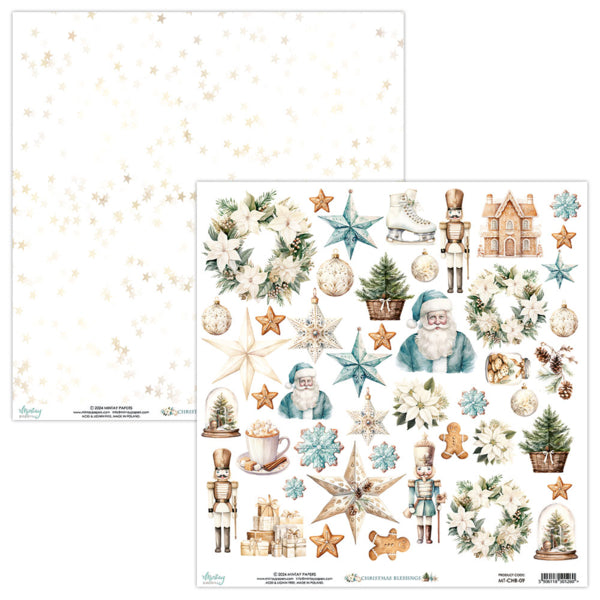 Mintay Papers -Christmas Blessings - Paper Pack  - 12 x 12"