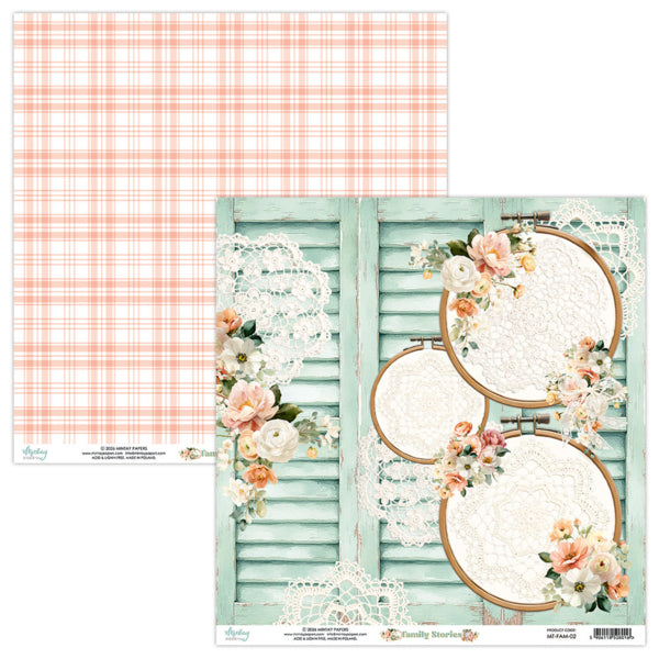 Mintay Papers - Family Stories - Paper Pack - 12 x 12"