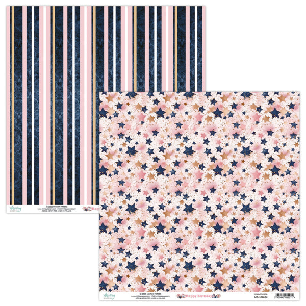 Mintay Papers  - Happy Birthday - Paper Pack  - 12 x 12"