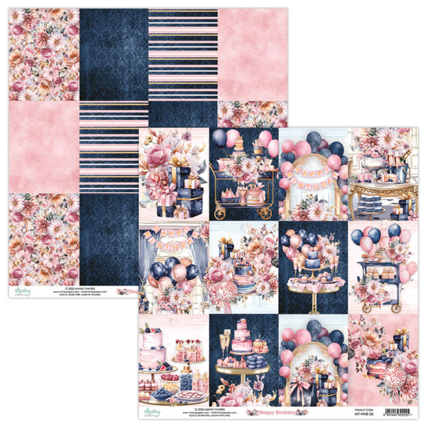 Mintay Papers  - Happy Birthday - Paper Pack  - 12 x 12"