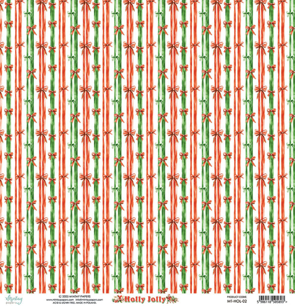 Mintay Papers - Holly Jolly - 02 - 12x12"