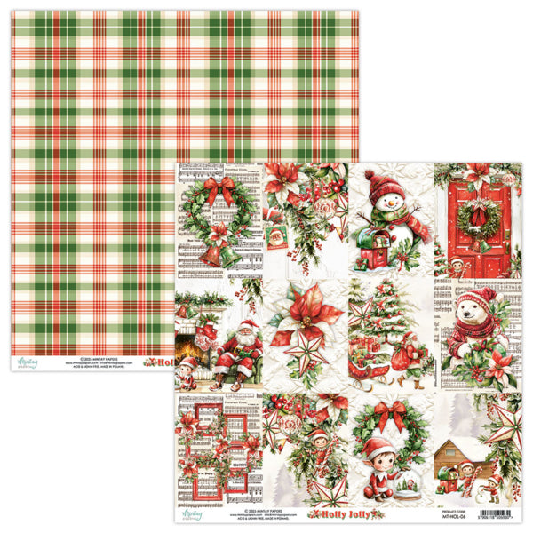 Mintay Papers - Holly Jolly - Paper Pad - 8 x 8"