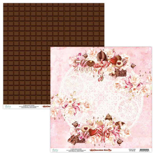 Mintay Papers -  Chocolate Kiss  -  02 - 12x12"