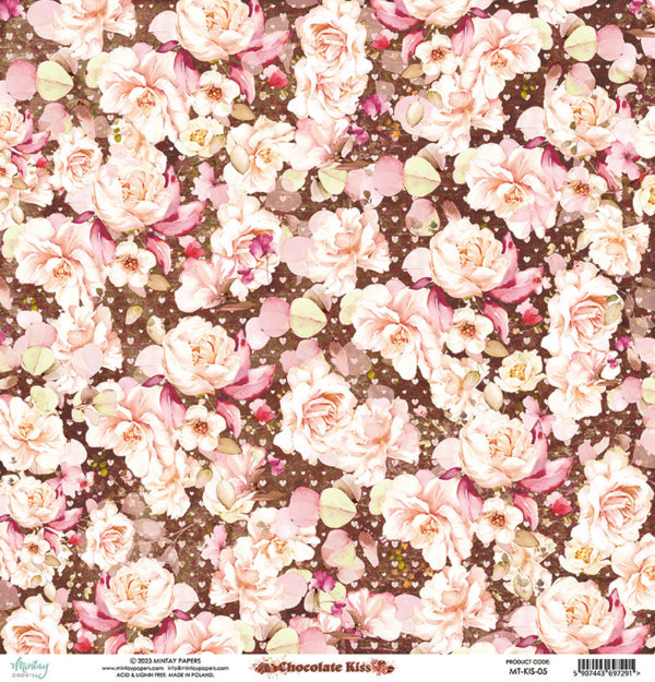 Mintay Papers -  Chocolate Kiss  -  05 - 12x12"