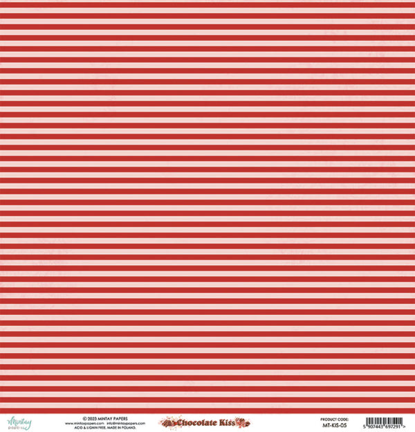 Mintay Papers -  Chocolate Kiss  -  05 - 12x12"