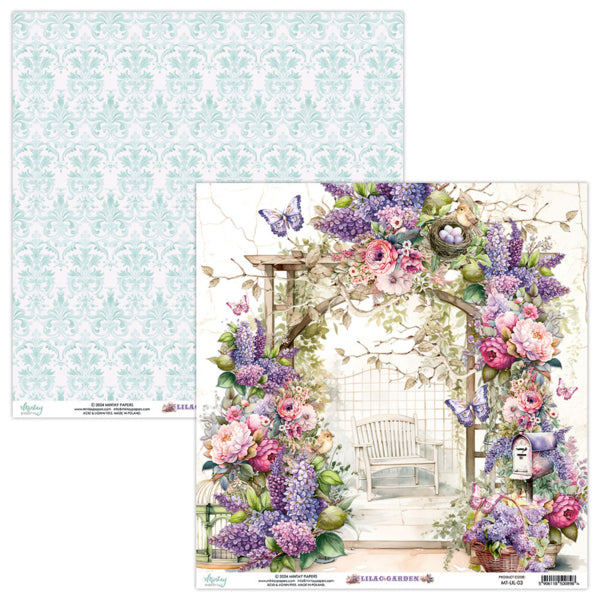 Mintay Papers - Lilac Garden - Paper Pad -  6 x 6"