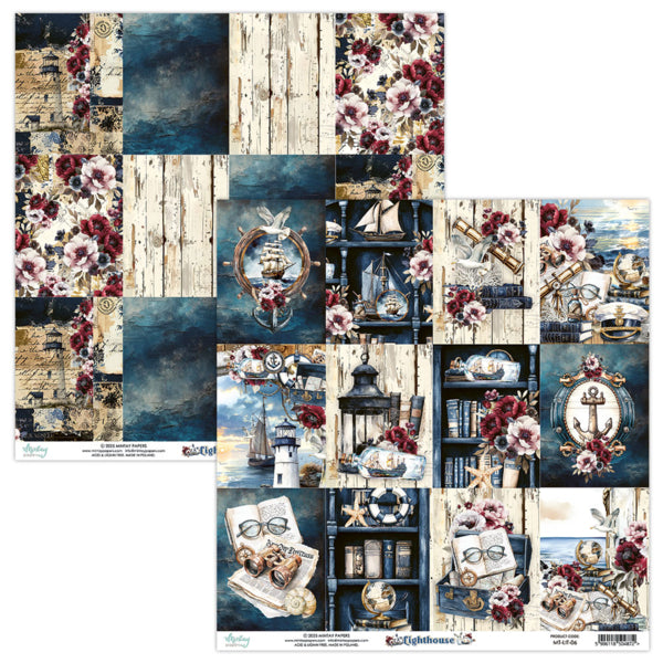 Mintay Papers - Lighthouse - Paper Pack - 12 x 12"