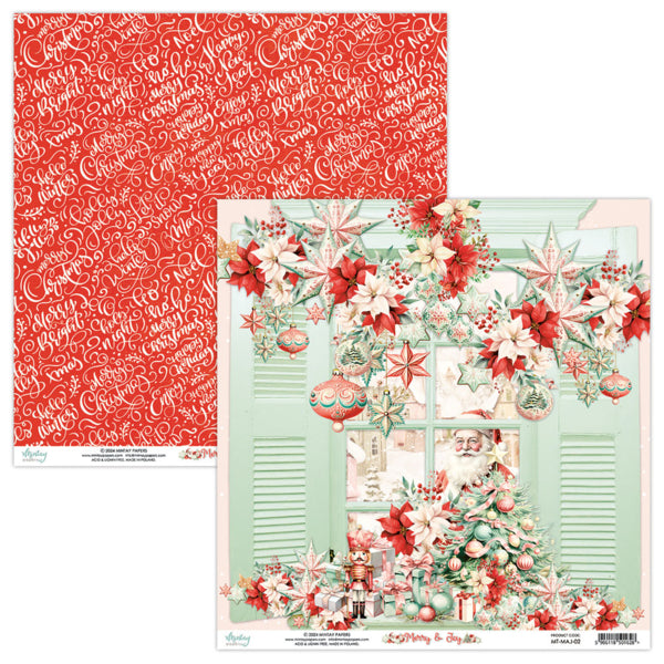 Mintay Papers - Merry & Joy - Paper Pad -  6 x 6"