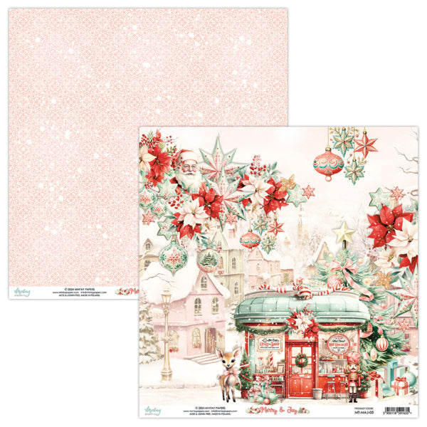 Mintay Papers - Merry & Joy - Paper Pad -  6 x 6"