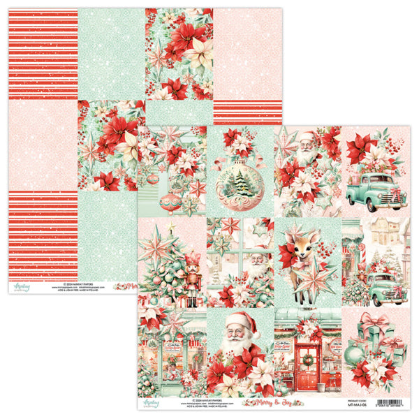 Mintay Papers - Merry & Joy - Paper Pack  - 12 x 12"