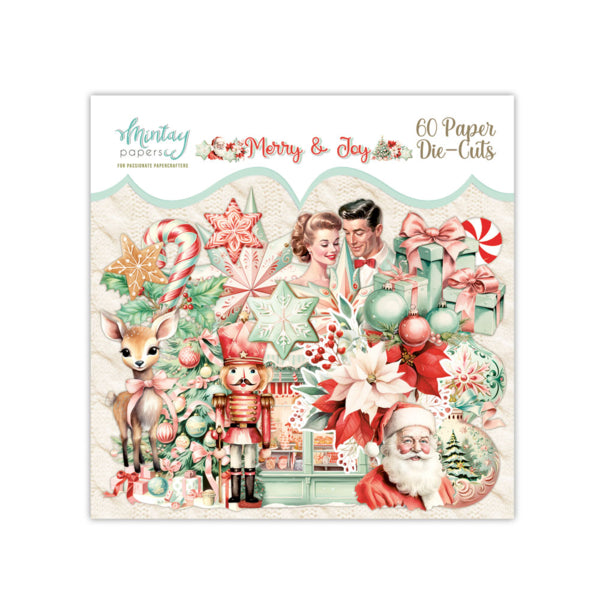 Mintay Papers - Merry & Joy - Ephemera - die cuts