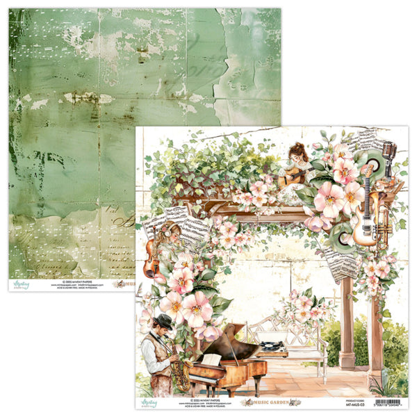 Mintay Papers  - Music Garden - Paper Pack  - 12 x 12"