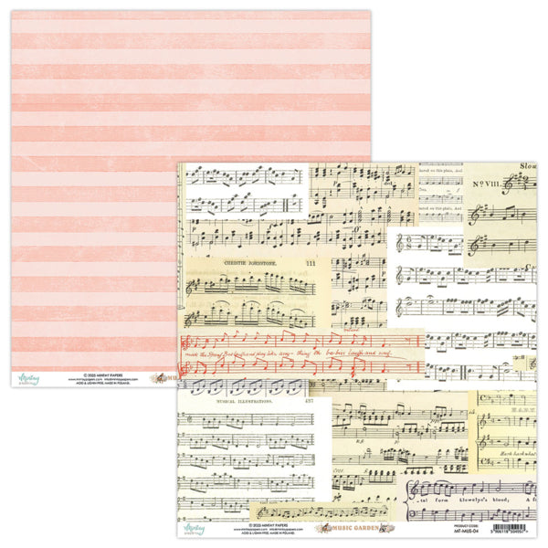 Mintay Papers  - Music Garden - Paper Pack  - 12 x 12"
