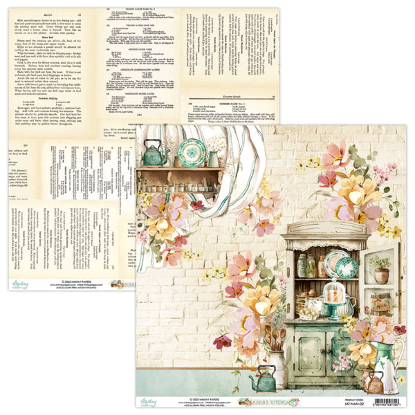 Mintay Papers - Nana's Kitchen - Paper Pack  - 12 x 12"