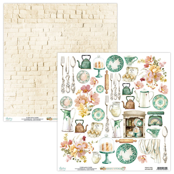 Mintay Papers - Nana's Kitchen - Paper Pack  - 12 x 12"