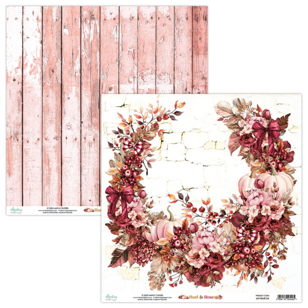 Mintay Papers - Rust & Rose - 04 - 12x12"