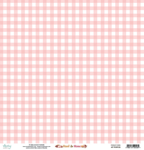 Mintay Papers - Rust & Love - Paper Pack - 12 x 12"