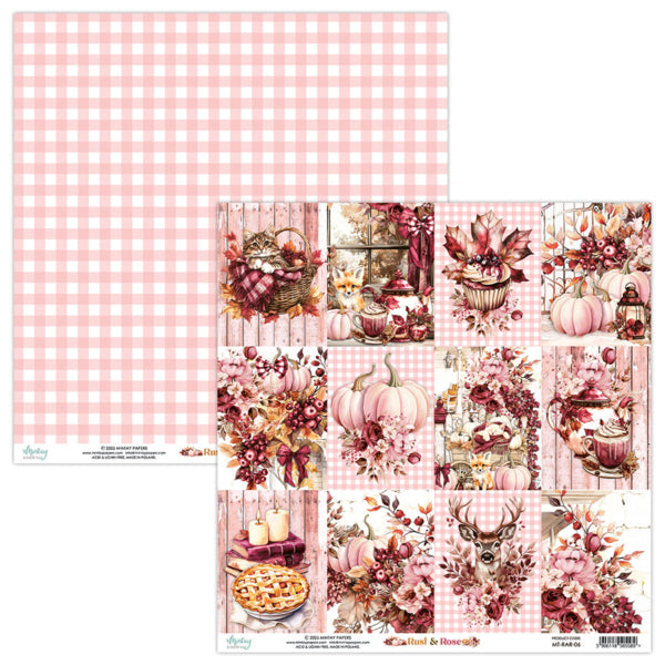 Mintay Papers - Rust & Rose - 06 - 12x12"