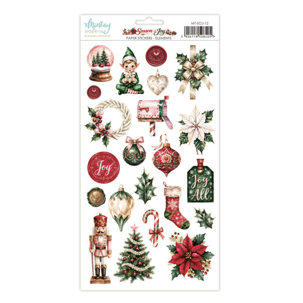 Mintay - Season of Joy - Paper Stickers Elements - 6 x 12"