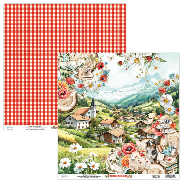 Mintay Papers - Summer Highlands - Paper Pack - 12 x 12"