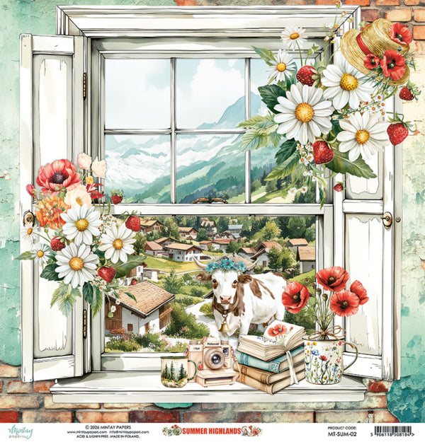 Mintay Papers - Summer Highlands - 02 - 12x12"