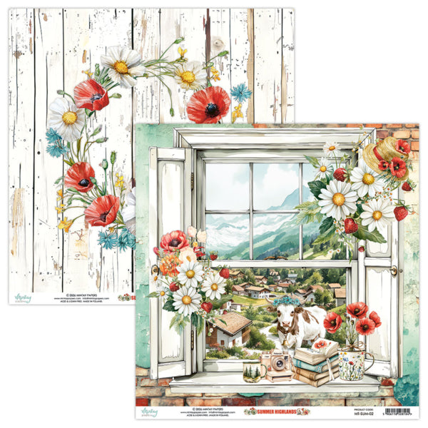 Mintay Papers - Summer Highlands - 02 - 12x12"