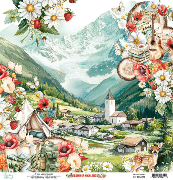 Mintay Papers - Summer Highlands - 03 - 12x12"