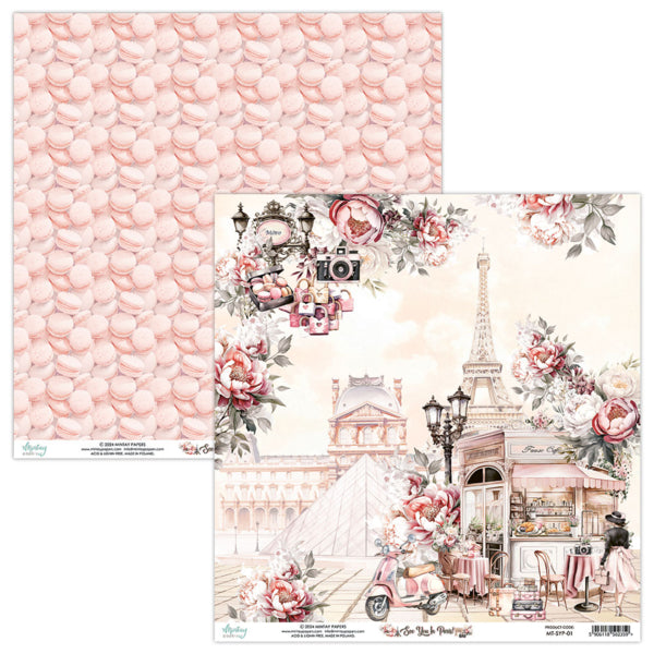 Mintay Papers  - See you in Paris - Paper Pack  - 12 x 12"