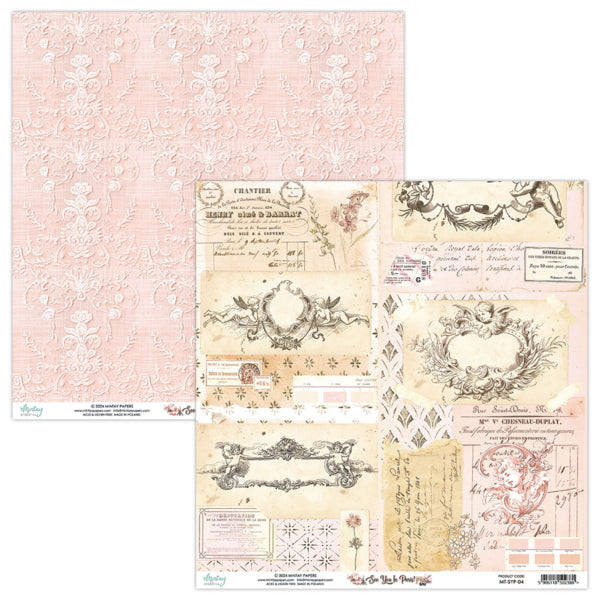 Mintay Papers  - See you in Paris - Paper Pack  - 12 x 12"