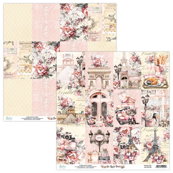 Mintay Papers  - See you in Paris - Paper Pack  - 12 x 12"